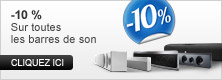 -10% sur toutes les barres de son