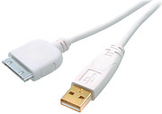 Vivanco Dock connector / USB Blanc (1,8 m)