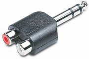 SVD Pro 6,35 m�le / 2 x RCA femelles