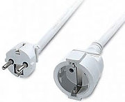 SVD Pro Rallonge blanche avec prise terre (3 m)
