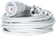 SVD Pro Rallonge blanche avec prise terre (10 m)