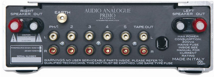 Amplificateur Audio Analogue Primo Settanta