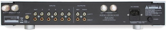 Amplificateur int�gr� Audio Analogue Puccini Settanta