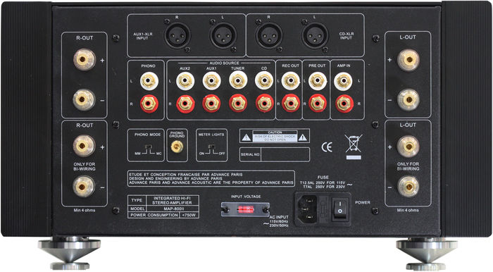 Amplificateur Advance Acoustic MAP-800 II
