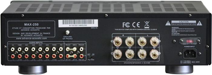Amplificateur Advance Acoustic MAX-250