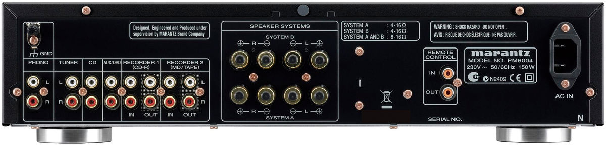 Branchement ampli marantz