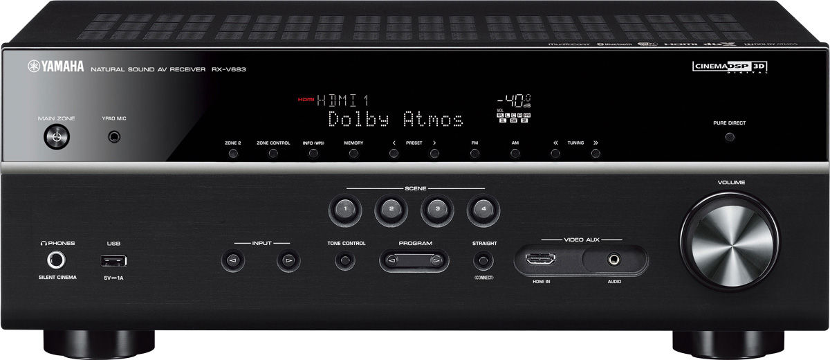 Yamaha MusicCast RXV683 Amplis homecinéma