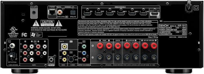 Amplificateur home cin�ma Denon AVR-1912