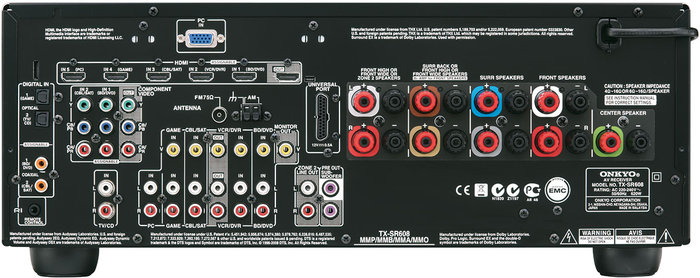 Amplificateur home-cin�ma Onkyo TX-SR608