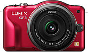 Panasonic DMC-GF3 Rouge + Kit 14 mm