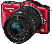 Panasonic DMC-GF3 Rouge + kit 14-42 mm