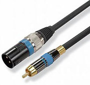 SVD Pro RCA m�le vers XLR  m�le (2 m)