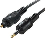 SVD Pro Toslink/mini-Jack m�le (1 m)
