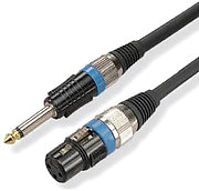 SVD Pro XLR femelle / Jack 6,35 mm mono m�le (5 m)