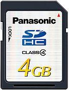 Panasonic SDHC Class 4