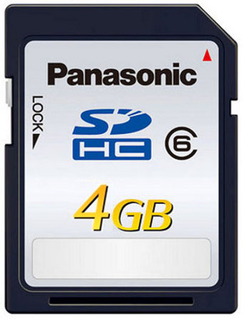 Panasonic SDHC Class 6