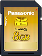 Panasonic SDHC Class 6 (8 Go)