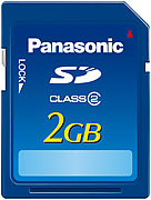 SD 2 Go Class 2 (10 Mo/s)