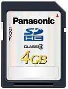 Panasonic SDHC Class 10 (4 Go)