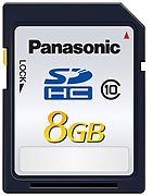 Panasonic SDHC Class 10 (8 Go)