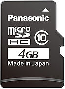 Panasonic Micro SDHC Class 10 (4 Go)