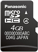 Panasonic Micro SDHC Class 4 (4 Go)