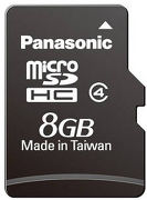 Panasonic Micro SDHC Class 4 (8 Go)