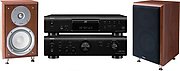 Denon PMA-510AE Noir + DCD-510AE Noir + Monitor III Calvados
