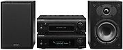 Denon D-F109N Noir avec enceintes noires