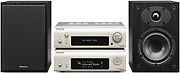 Denon D-F109N Silver avec enceintes noires