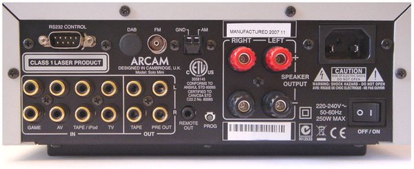 Chaîne compacte Arcam Solo Mini / B&W CM1