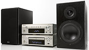 Denon D-F107 silver avec enceintes noires