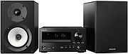 Onkyo CS-555 Noir et enceintes noires