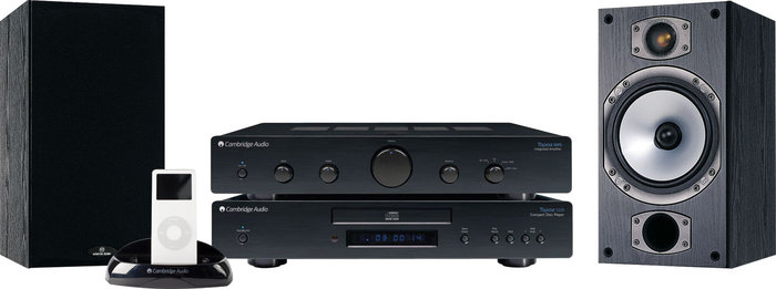 Cha�ne Hi-Fi Cambridge Topaz 5 / Monitor Audio MR2