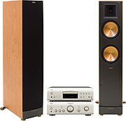 Denon PMA-1510AE Silver + DCD-1510AE Silver + RF-82 MKII Merisier