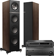 NAD C375 BEE Graphite Noir + C565 BEE Graphite Noir + Q700 Noyer