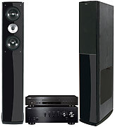 Yamaha A-S300 Noir + CD-S300 Noir + Shine 8 Noir