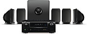 Chaîne home-cinéma Denon / Focal comprenant l'amplificateur AVR-1610 Noir et le kit d'enceintes 5.1 Sib
