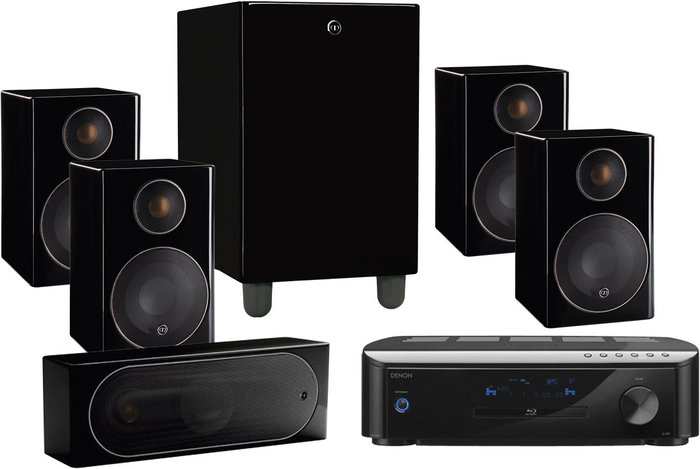 Cha�ne home-cin�ma Denon Cara / Monitor Audio Radius