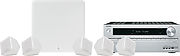 Onkyo TX-NR414 Silver + Soundware XS SE 5.1 Blanc