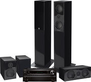 Onkyo TX-NR616 Noir + Dilis 5.0 Noir laqu�