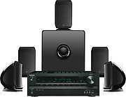 Onkyo TX-SR309 Noir + Sib & Cub 5.1 Jet Black