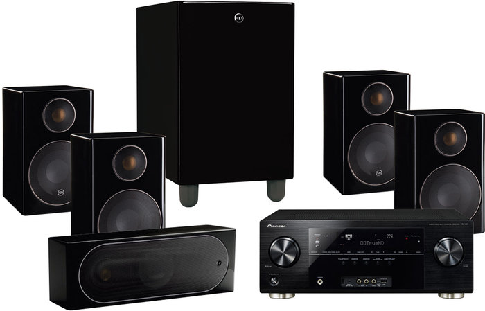 Cha�ne home-cin�ma Pioneer 921 / Monitor Audio Radius