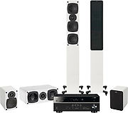 Yamaha HTR-4065 Noir + Evo E34 System Blanc laqu�
