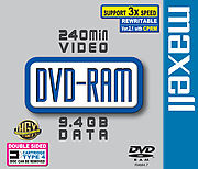Maxell DVD-Ram 9,4 Go