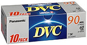 Panasonic Mini-DV DVM60FE (lot de 10)