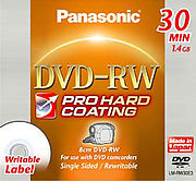 Panasonic DVD-RW RW30E 8 cm (lot de 5)