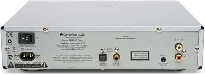 Lecteur CD Cambridge Sonata CD30