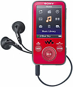 NWZ-E436F 4 Go Rouge