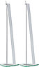 Waterfall Pieds Serio Silver (la paire)